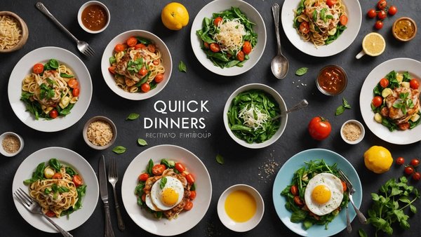 Recettes rapides pour des dîners savoureux en moins de 30 minutes