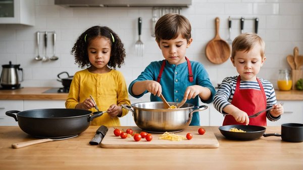 Les ustensiles indispensables pour cuisiner facilement avec vos enfants